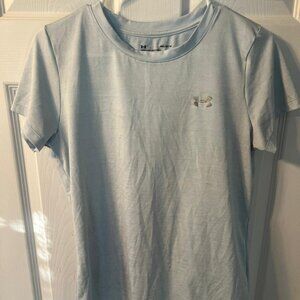 Under Armour Women’s Shirt, Sky Blue, Size Medium